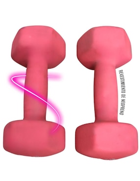 Set mancuernas de peso fijo Infinité 6 kg 2 piezas