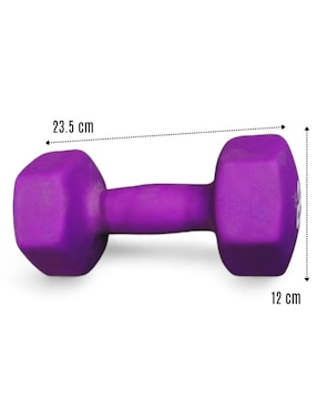 Set mancuernas de peso fijo Infinité 8 kg 2 piezas