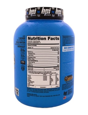 Best Protein Bpi Sports sabor vainilla de 2.2 kg