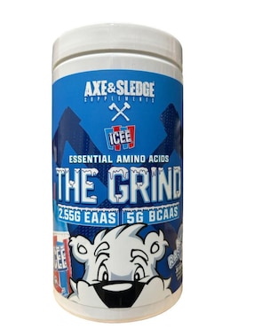 The Grind Axe And Skedge Con Aminoácidos Y Electrolitos Sabor Mora Azul