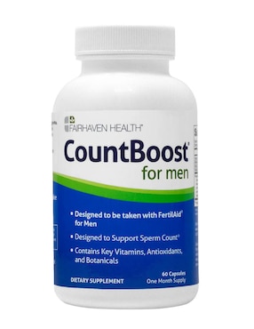 Countboost For Men Fertilidad Fairhaven Health Con Multivitaminico Sabor Natural