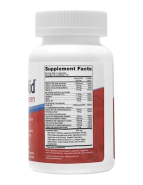 Fertilaid For Women Fertilidad Fairhaven Health con multivitaminico sabor natural de 90 cápsulas