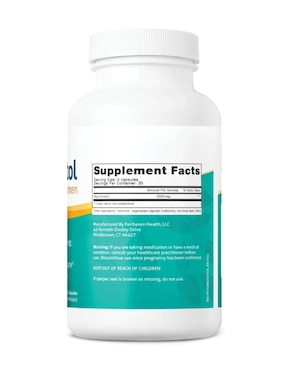 Myo-inositol para Mujer y Hombre Fairhaven Health sabor natural de 120 cápsulas