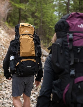 Mochila deportiva Teton Explorer 85L Negro impermeable unisex