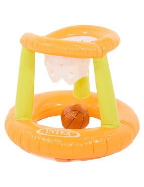 Inflable acuático forma de canasta de basquetbol Intex infantil