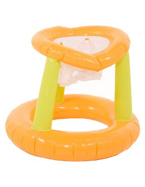 Inflable acuático forma de canasta de basquetbol Intex infantil