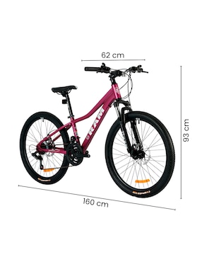 Bicicleta de montaña Ram rodada 24 Rebel unisex