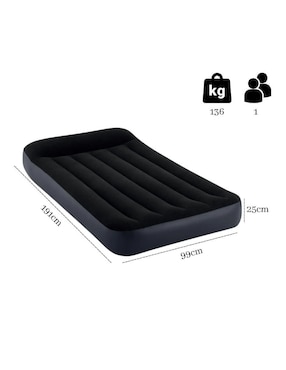 Colchón inflable Intex 64141 colchoneta pillow top integrada