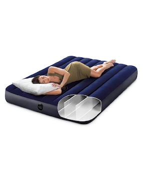 Colchón inflable Intex 64758 colchoneta pillow top integrada