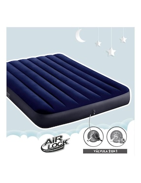 Colchón inflable Intex 64758 colchoneta pillow top integrada