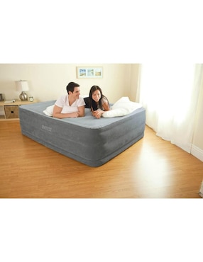 Colchón inflable Intex 64417 colchoneta pillow top integrada