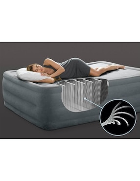 Colchón inflable Intex 64417 colchoneta pillow top integrada