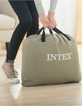 Colchón inflable Intex 64417 colchoneta pillow top integrada