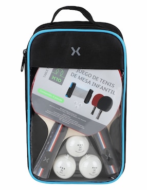 Juego de tenis de mesa portátil X10 de 6 piezas