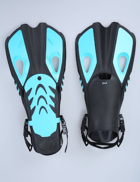 Aletas de natación X10 de silicón adulto