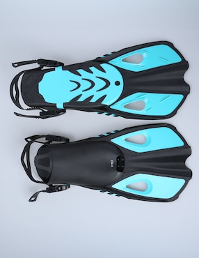 Aletas de natación X10 de silicón adulto