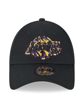 Gorra visera curva correa ajustable básquetbol New Era Los Angeles Lakers