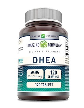 DHEA Amazing Nutrition sabor natural de 120 tabletas