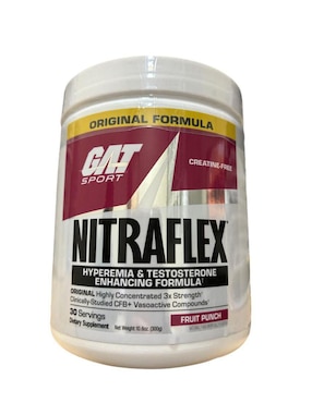 Nitraflex Gat Sport Con L-arginina L-citrulina Sabor Ponche De Frutas