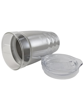 Termo Wallis de acero inoxidable con tapa a presión 350 ml