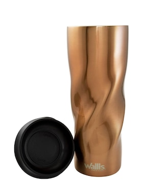 Termo Wallis de acero inoxidable con tapa rosca 470 ml