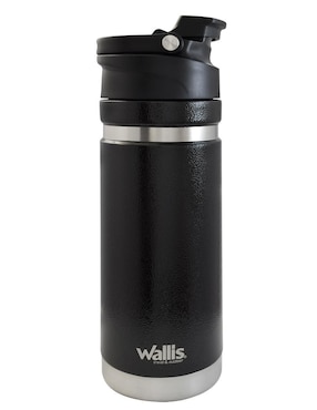 Termo Wallis De Acero Inoxidable Martillado Con Tapa Rosca 700 Ml