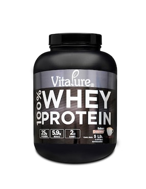 Proteína Whey Vitapure Con Proteína Whey Isolate Y Vitaminas Sabor Capuccino