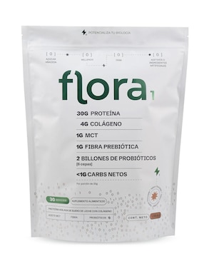 Proteína Integral Flora01 Con Proteína De Suero De Leche Aislado Sabor Chocolate