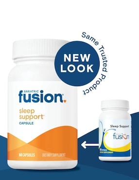 Sleep Support Dormir Bariátrico Bariatric Fusion con ashwagandha, manzanilla, melatonina, bálsamo de limón sabor natural de 60 cápsulas