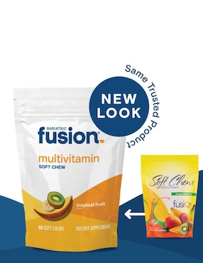 Multivitamin Tropical Bariátrico Bariatric Fusion sabor frutas tropicales de 60 piezas