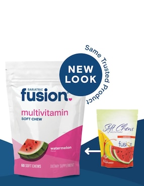 Multivitamin Bariátrico Bariatric Fusion sabor sandia de 60 piezas