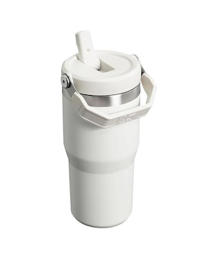 Termo Stanley de acero inoxidable Iceflow Flip Straw con tapa rosca 591 ml