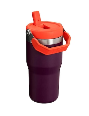 Termo Stanley de acero inoxidable Iceflow Flip Straw con tapa rosca 591 ml