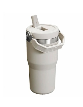 Termo Stanley de acero inoxidable Iceflow Flip Straw con tapa rosca 591 ml