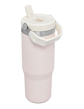 Termo Stanley de acero inoxidable Iceflow Flip Straw con tapa rosca 850 ml