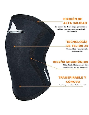 Rodillera Ocean Fitness de neopreno
