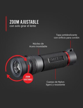 Linterna de mano Coast 30909 GX20