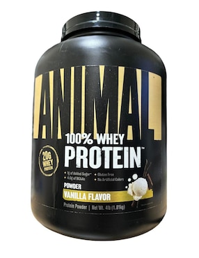 Animal Whey Con Bcaas Universal Nutrition Con Proteína De Suero De Leche Sabor Vainilla