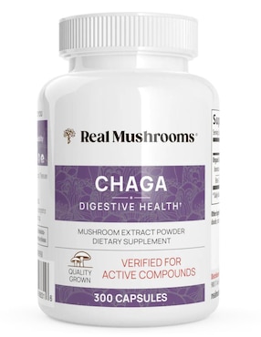 Salud Digestiva Real Mushrooms Con Chaga Sabor Natural