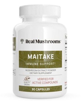 Immune Support Real Mushrooms Con Hongo Maitake Sabor Natural