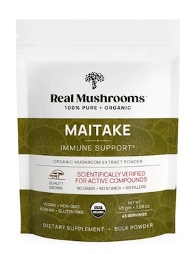 Immune Support Real Mushrooms Con Hongo Maitake Sabor Natural