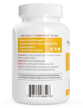 Rejuvenation Real Mushrooms con tremella sabor natural de 300 cápsulas