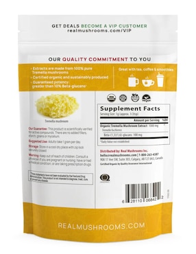 Rejuvenation Real Mushrooms con tremella sabor natural de 60 g
