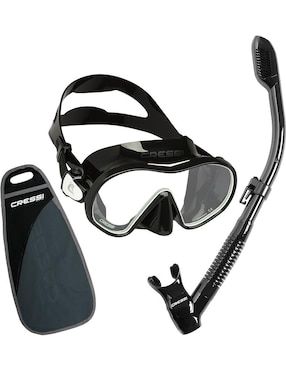 Tubo Y Gafas De Snorkel Para Natación Cressi