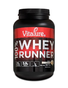 Whey Runner Vitapure Con Proteína Isolate Y Vitaminas Sabor Vainilla