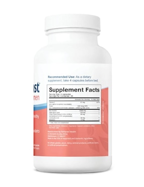 OvaBoost Fairhaven Health con vitamina e folate myo inositol sabor natural de 120 cápsulas