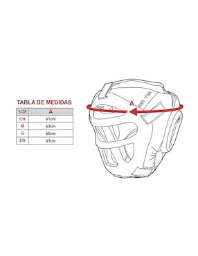 Careta deportiva Rdx para arte marcial T1