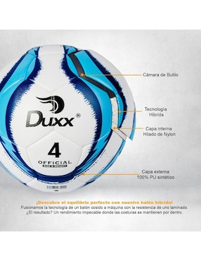 Balón Duxx Sports para fútbol adulto