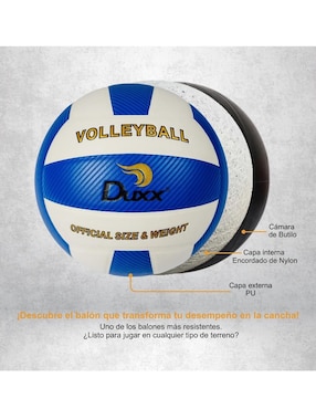 Balón Duxx Sports para voleibol adulto