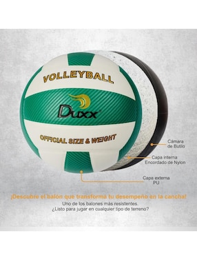 Balón Duxx Sports para voleibol adulto